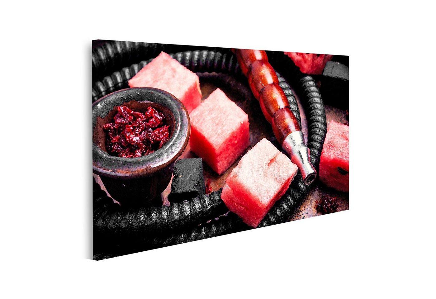 islandburner Leinwandbild Bild auf Leinwand Modische Frucht Rauchen Wasserpfeife Tabak Geschmack