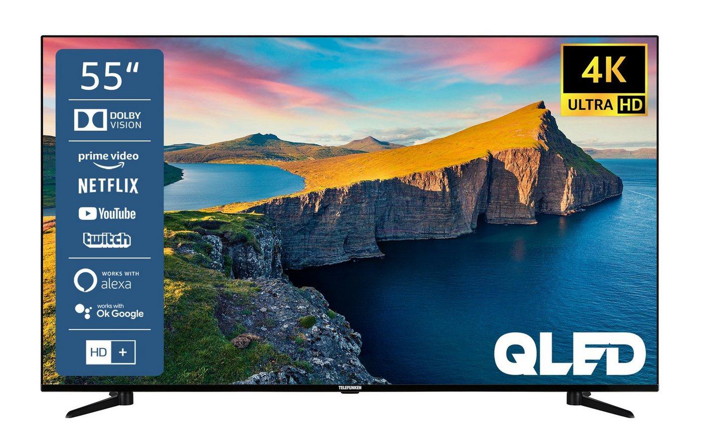 Telefunken QU55K800 QLED-Fernseher (139 cm/55 Zoll