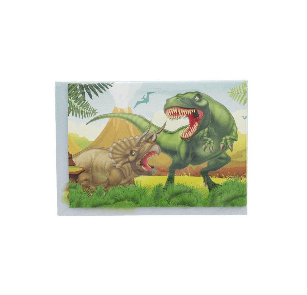 Kiids Einladungskarten Einladung Dinosaurier Party