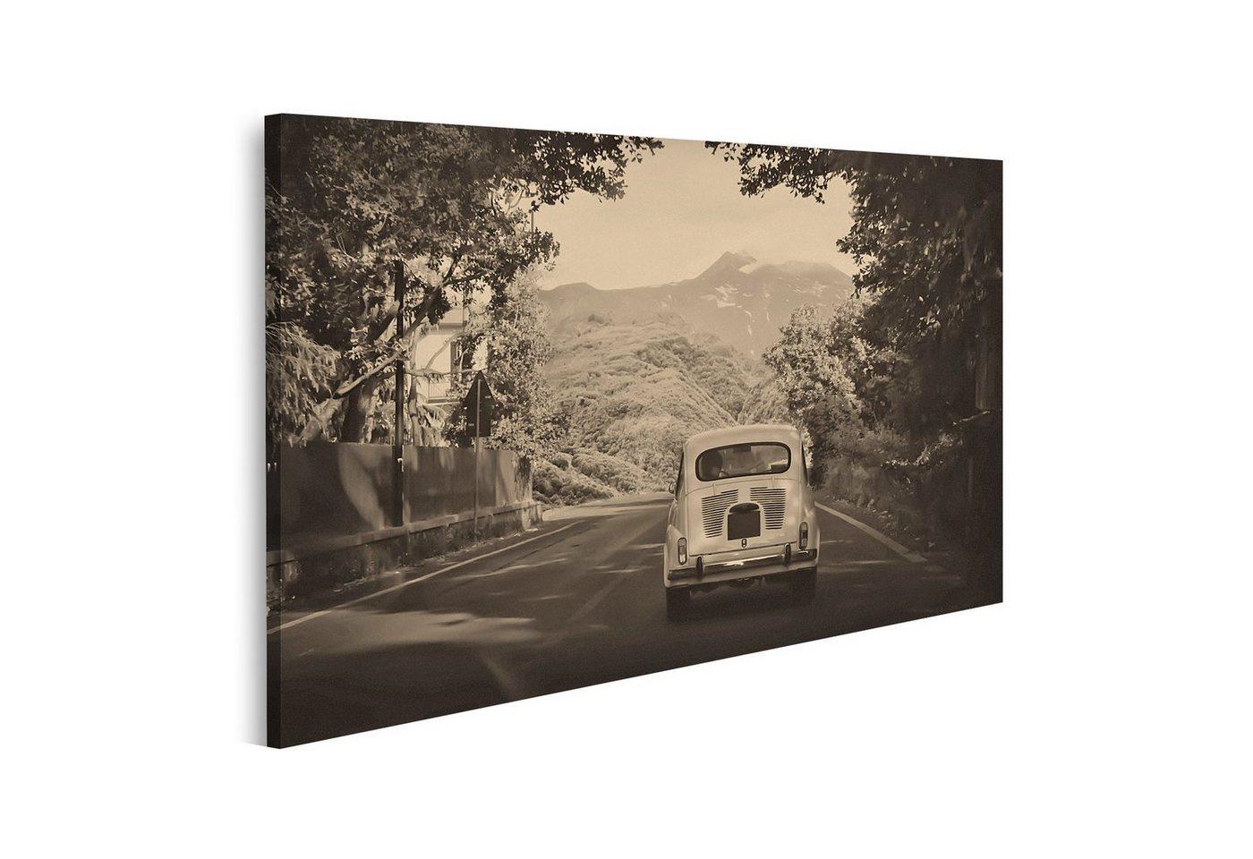 islandburner Leinwandbild Bild auf Leinwand Old Fashioned Auto Wandbild Poster Kunstdruck Bilder