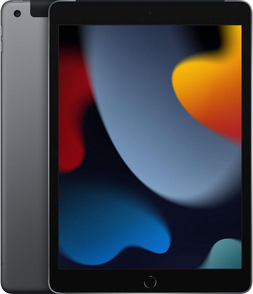 Apple iPad 10.2" Wi-Fi + Cellular (2021) Tablet (10,2", 256 GB, iPadOS, 4G (LTE), grau