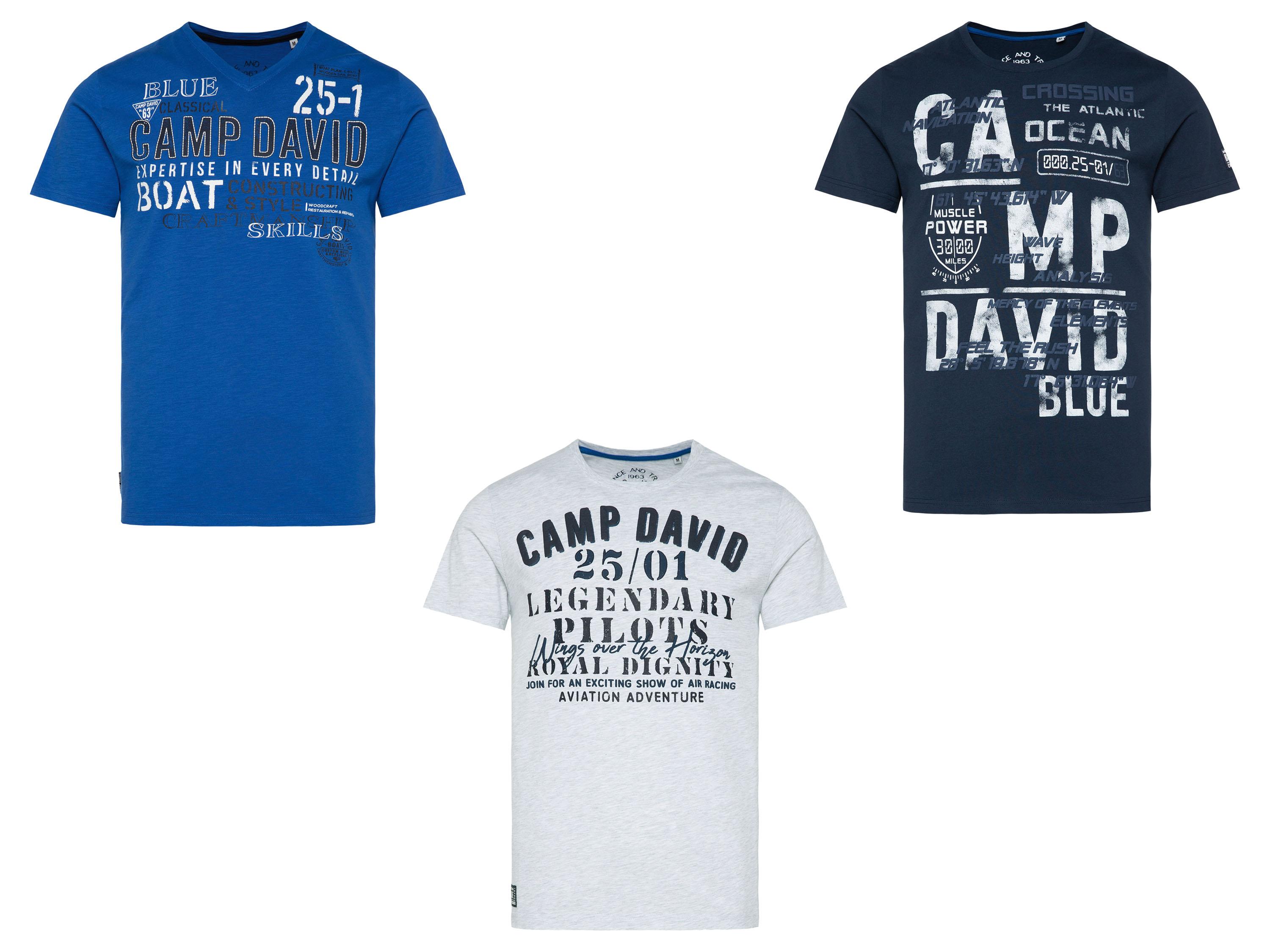 Camp David Herren T-Shirt mit Druck