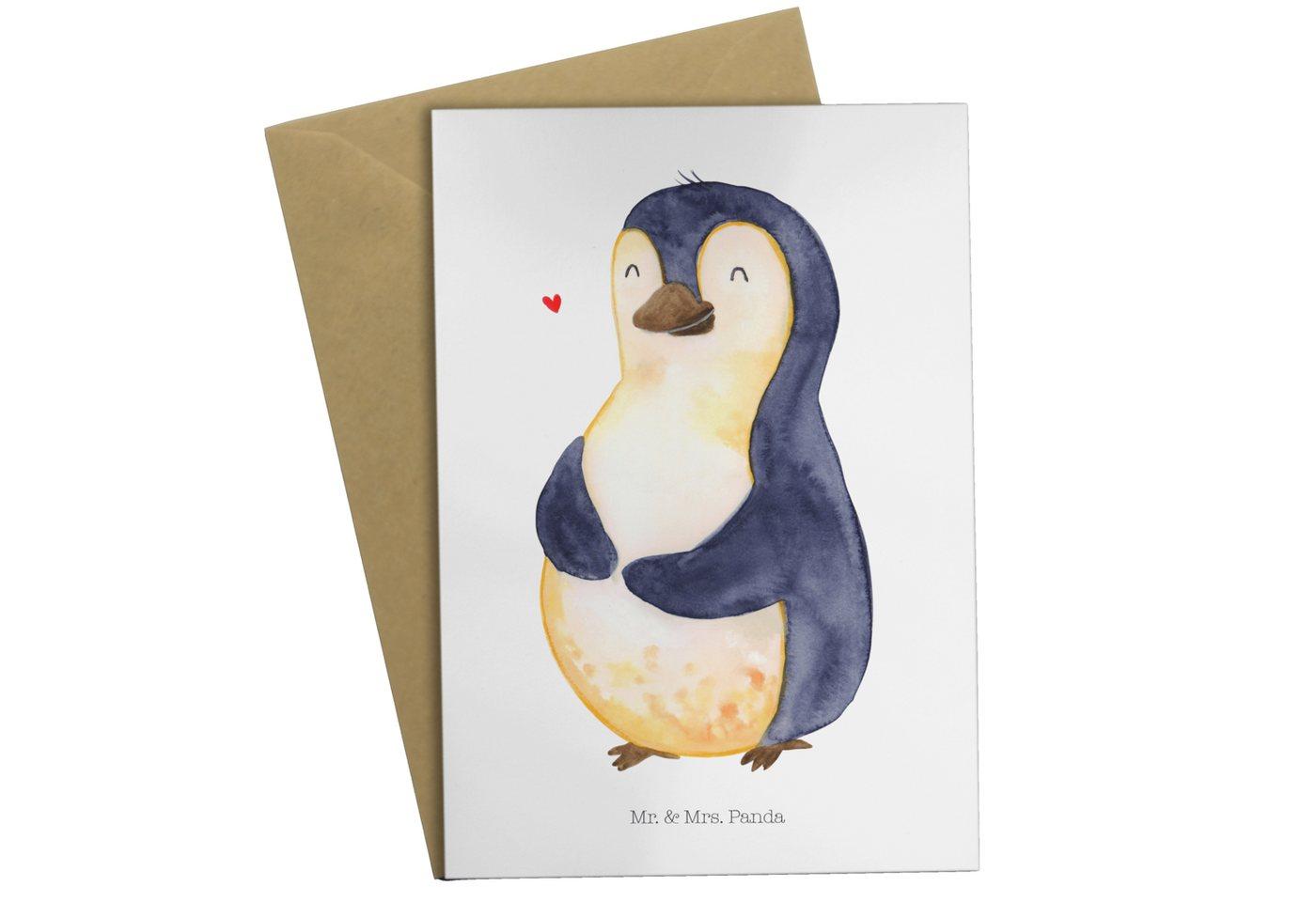 Mr. & Mrs. Panda Grußkarte Pinguin Diät