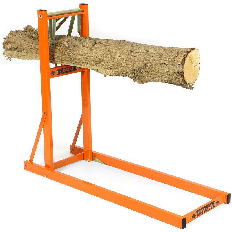 Forest Master - Metall Sägeständer Sägebock Sägehilfe Baum-Stämme ø 50 - 250 mm | max. 4 m | max. 150 kg Brenn-Holz sägen