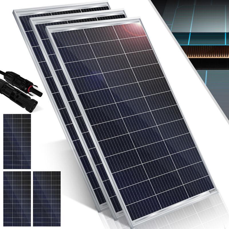 Kesser - Solarpanel Monokristallin Solarmodul Solarpanel - 18 v für 12 v Batterien Photovoltaik - Solarzelle Solaranlage PV-Anlage Solar für