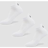 MP Unisex Turnschuh-Socken (3er-Pack) – Weiß - UK 2-5