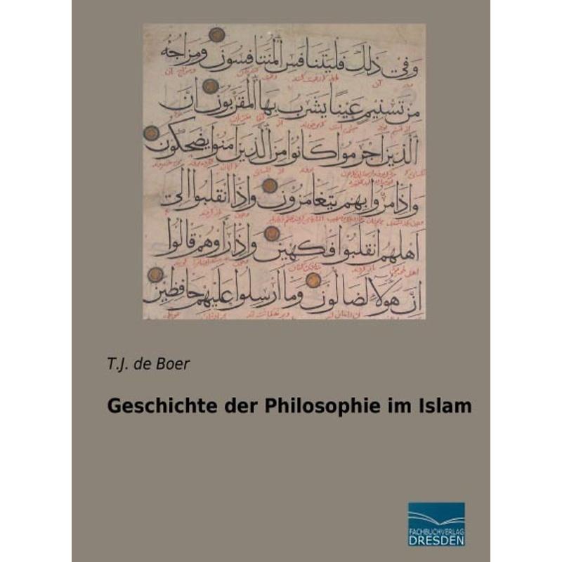 Geschichte der Philosophie im Islam - T. J. de Boer, Kartoniert (TB)