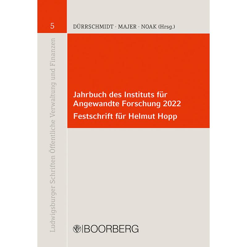 Jahrbuch des Instituts für Angewandte Forschung 2022 - Festschrift für Helmut Hopp, Gebunden