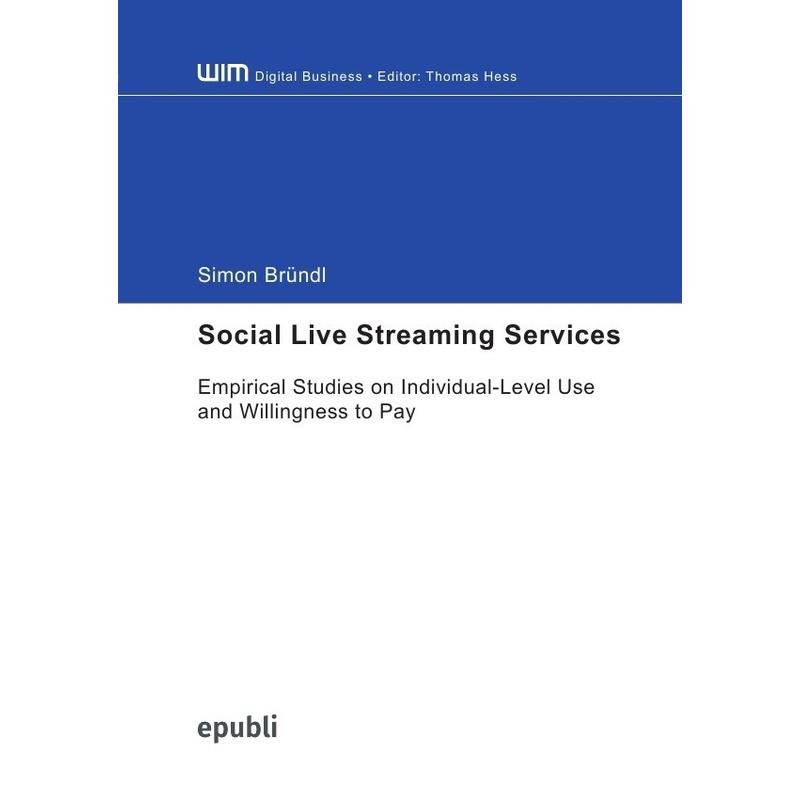 Social Live Streaming Services - Simon Bründl, Kartoniert (TB)