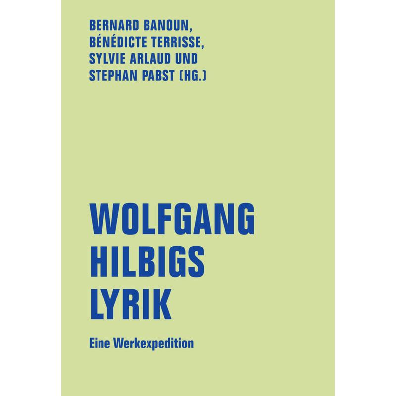 Wolfgang Hilbigs Lyrik, Kartoniert (TB)