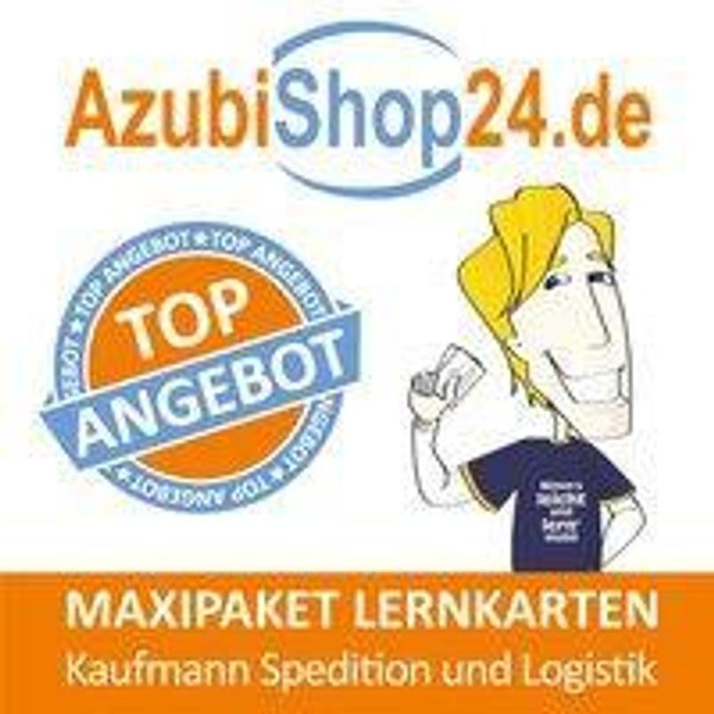 AzubiShop24.de Lernkarten Kaufmann / Kauffrau für Spedition und Logistik. Maxi-Paket - Jochen Grünwald, Michaela Rung-Kraus, Kartoniert (TB)