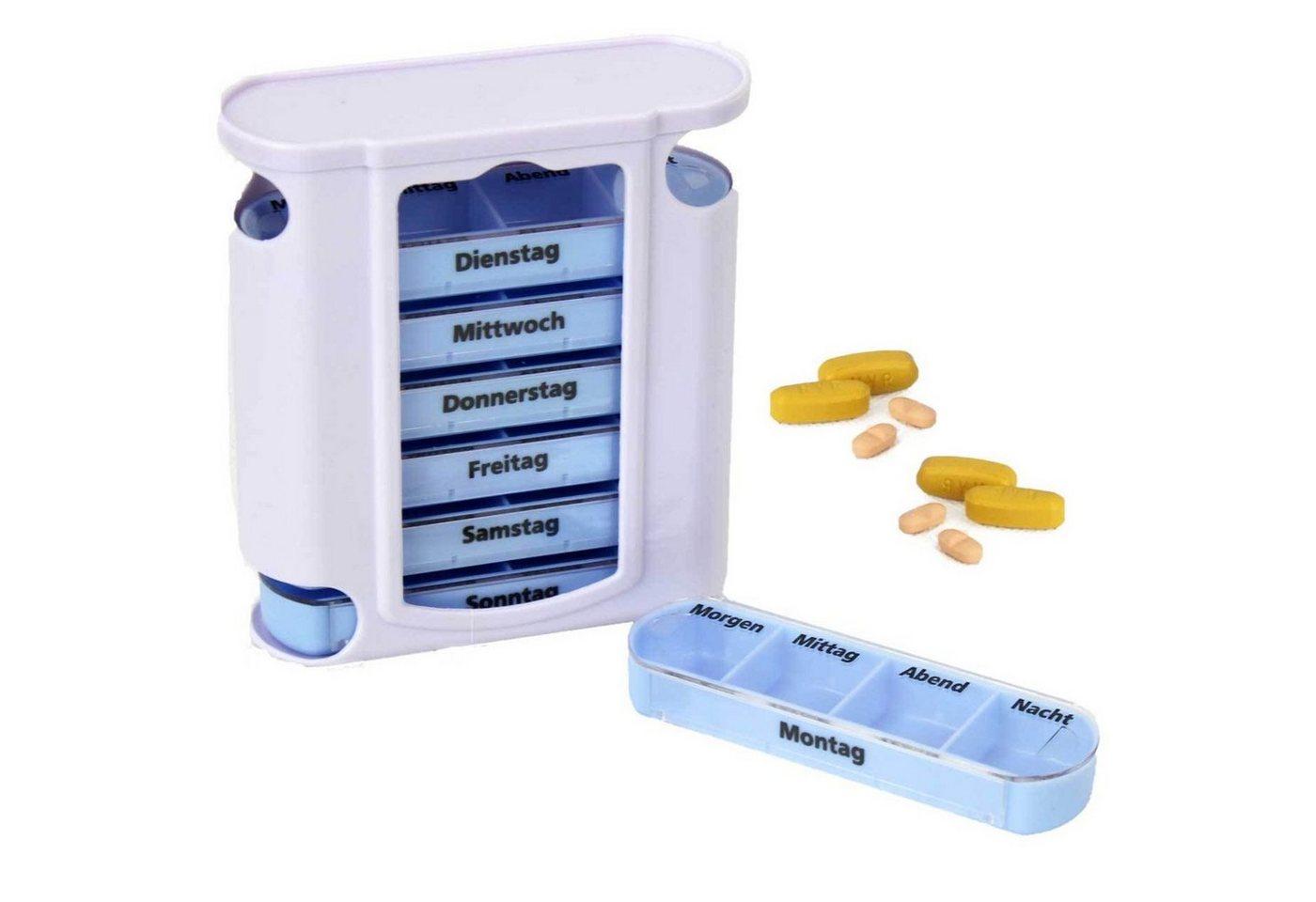 Zahndose 7 Tage Tablettenbox Pillenbox Medikamentenbox Medikamenten-Dosierer