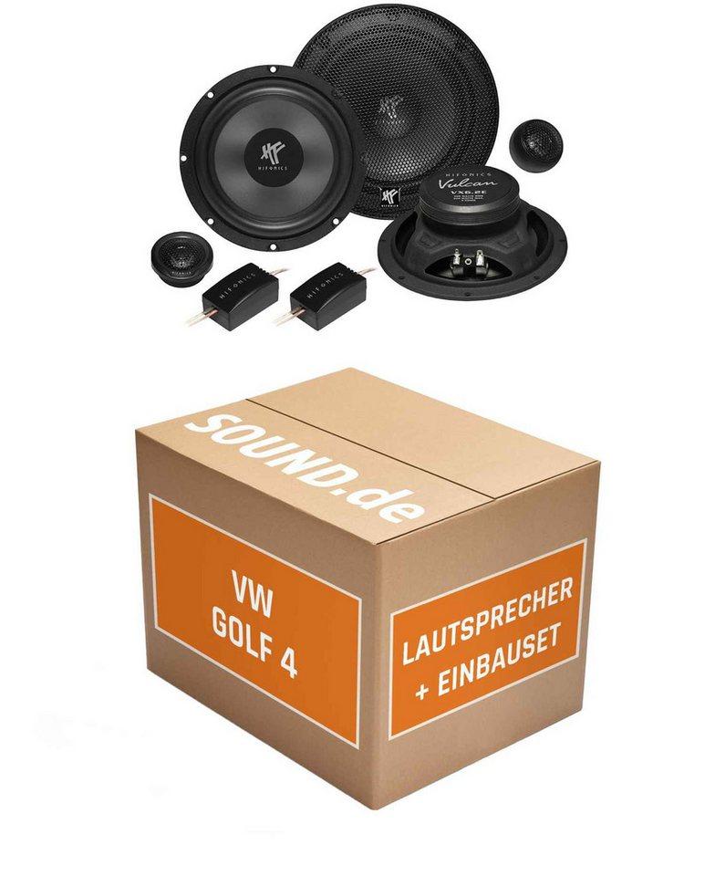 JUST SOUND best choice for caraudio Lautsprecher Einbaupaket vorne Vulcan VX6.2E für VW Golf 4 Cabrio Auto-Lautsprecher (100 W