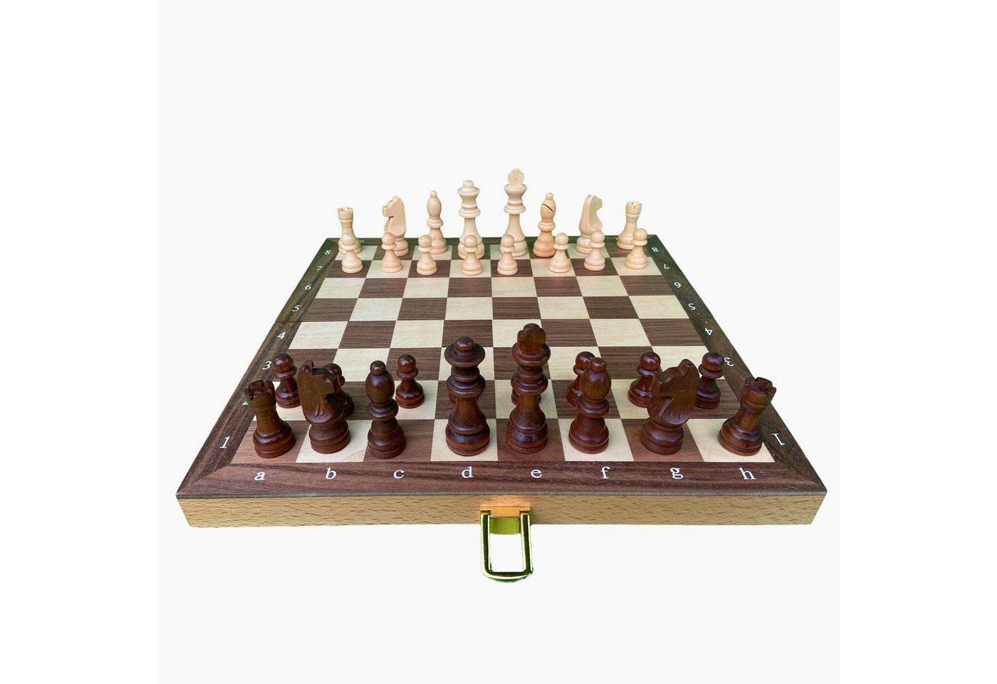 goki Spielesammlung, Schach Schachspiel in Holzklappkassette