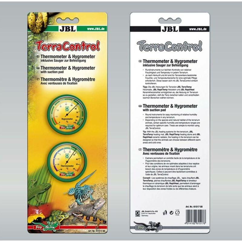 Jbl Aquaristik - jbl TerraControl Thermometer und Hygrometer inkl. Sauger Terraristik