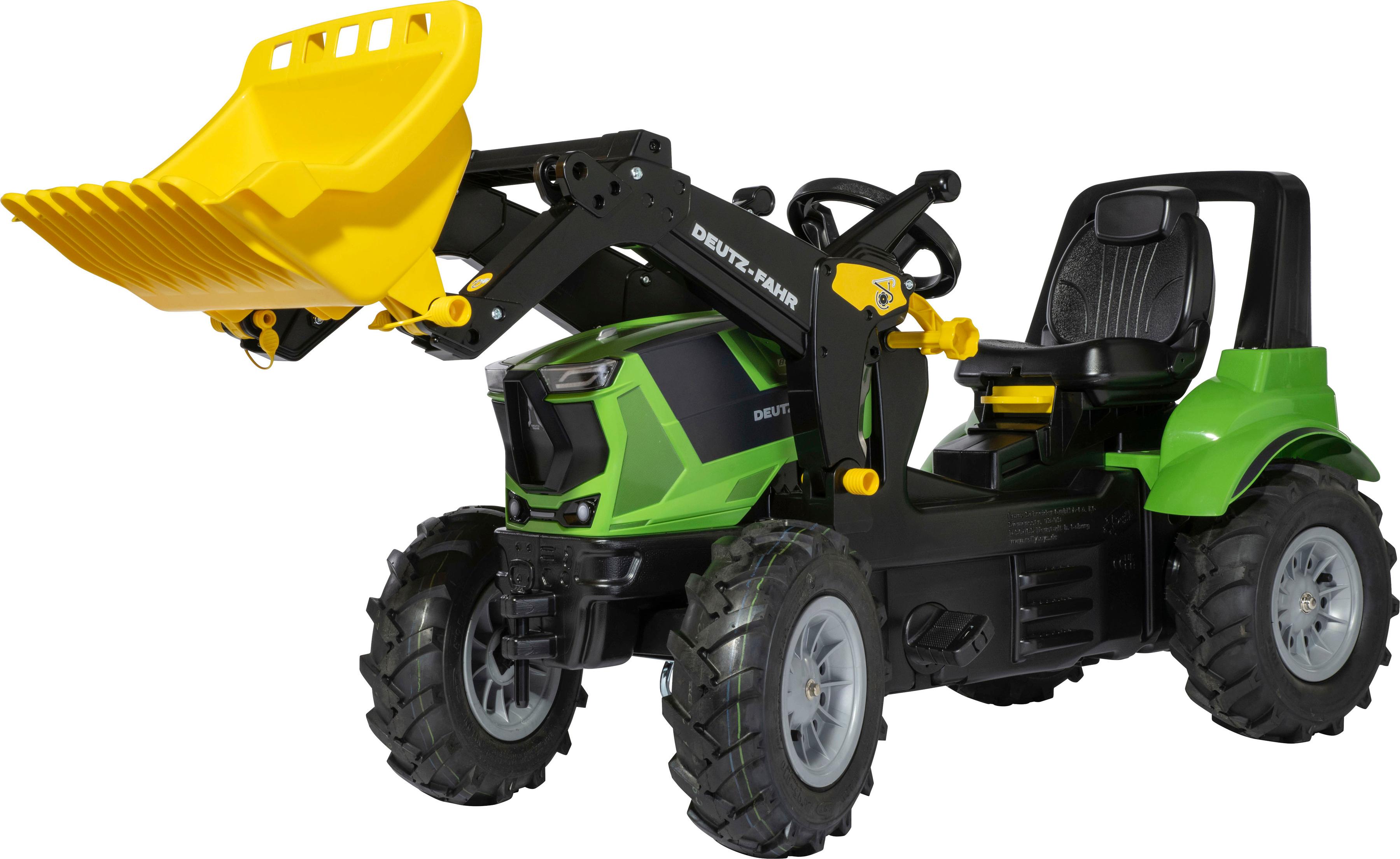 Trettraktor ROLLY TOYS "rollyFarmtrac Premium II Deutz 8280 TTV", grün, Tretfahrzeuge, KinderB:150cm H:75cm T:54cm, Kunststoff, Metall, mit