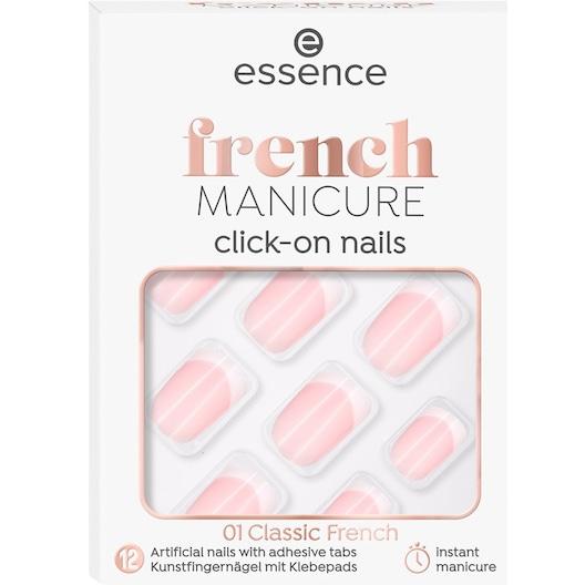 Essence Nägel Kunstnägel French MANICURE Click-On Nails 01 Classic French