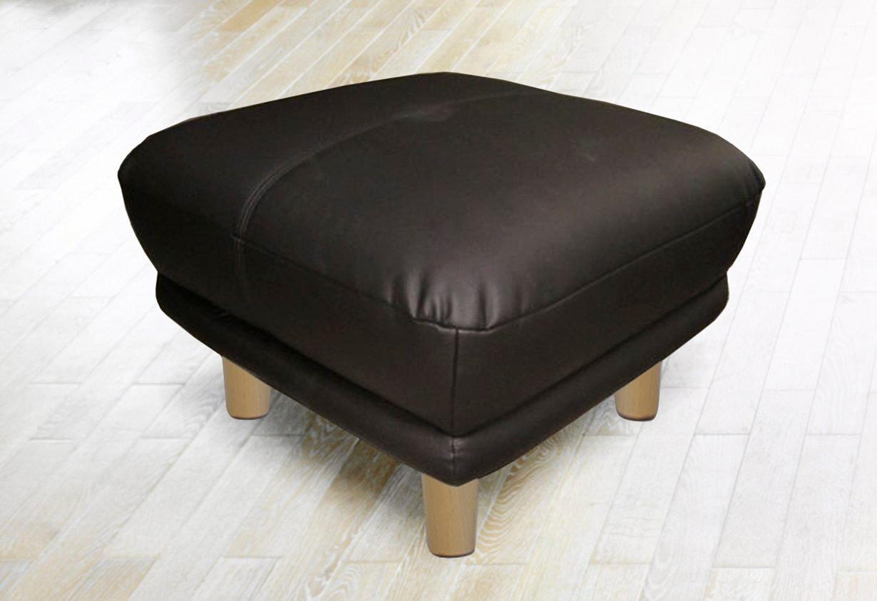 Fußhocker TRENDMANUFAKTUR "Cecilia", braun, B:66cm H:44cm T:66cm, Hocker, Fußhocker