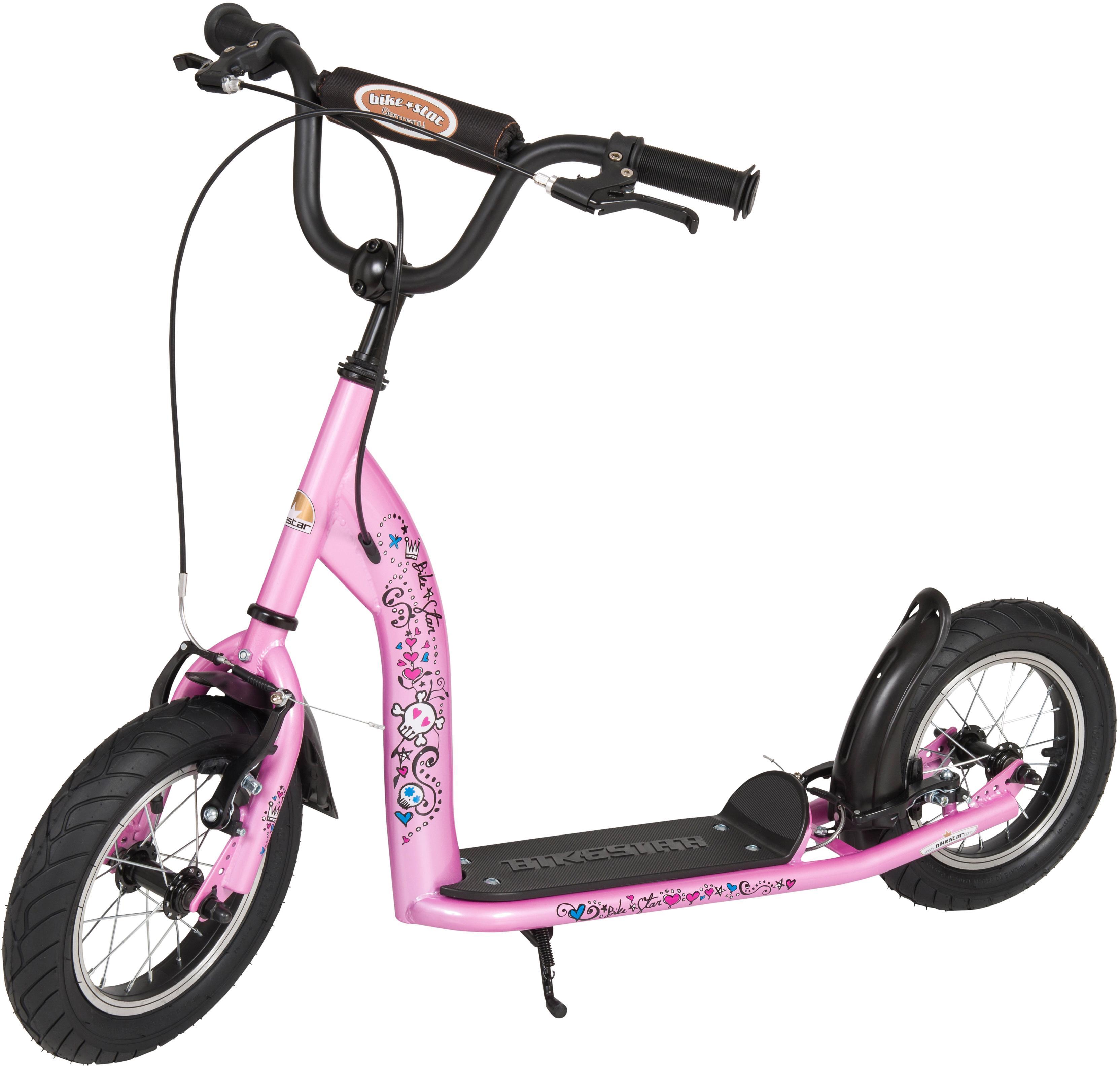 Scooter BIKESTAR, rosa, RollerB:51cm L:116cm, B:51cm L:116cm