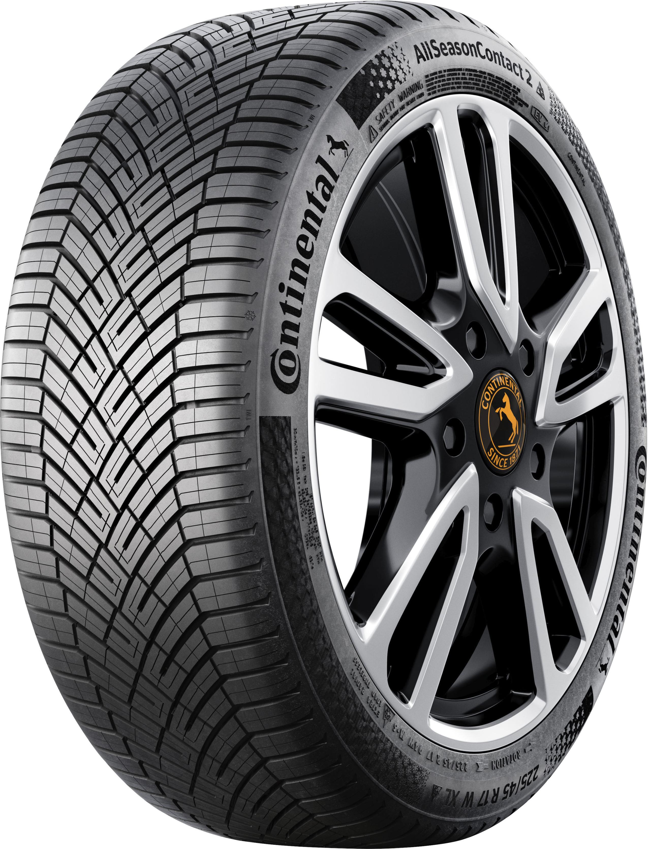 CONTINENTAL Ganzjahresreifen "CONTINENTAL" Autoreifen Gr. 245 mm / 35 % R 21 96Y XL, schwarz