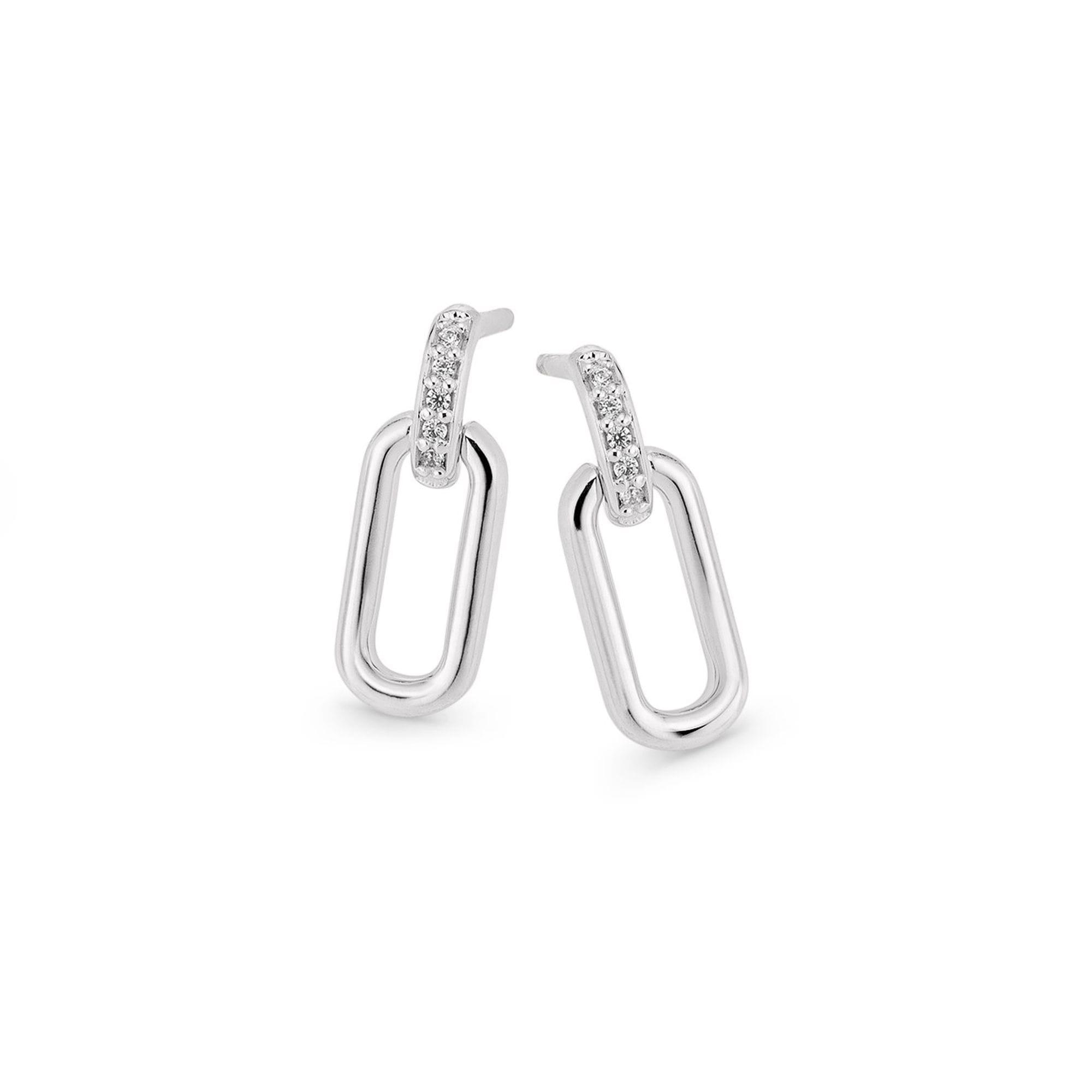 Paar Ohrstecker OROLINO "Gold 585 mit 10x Brillant zus. 0,03ct.", weiß (weiß, weiß), Ohrringe, Damen, one-size, 0,03 SI = kleine Einschlüsse, Gold