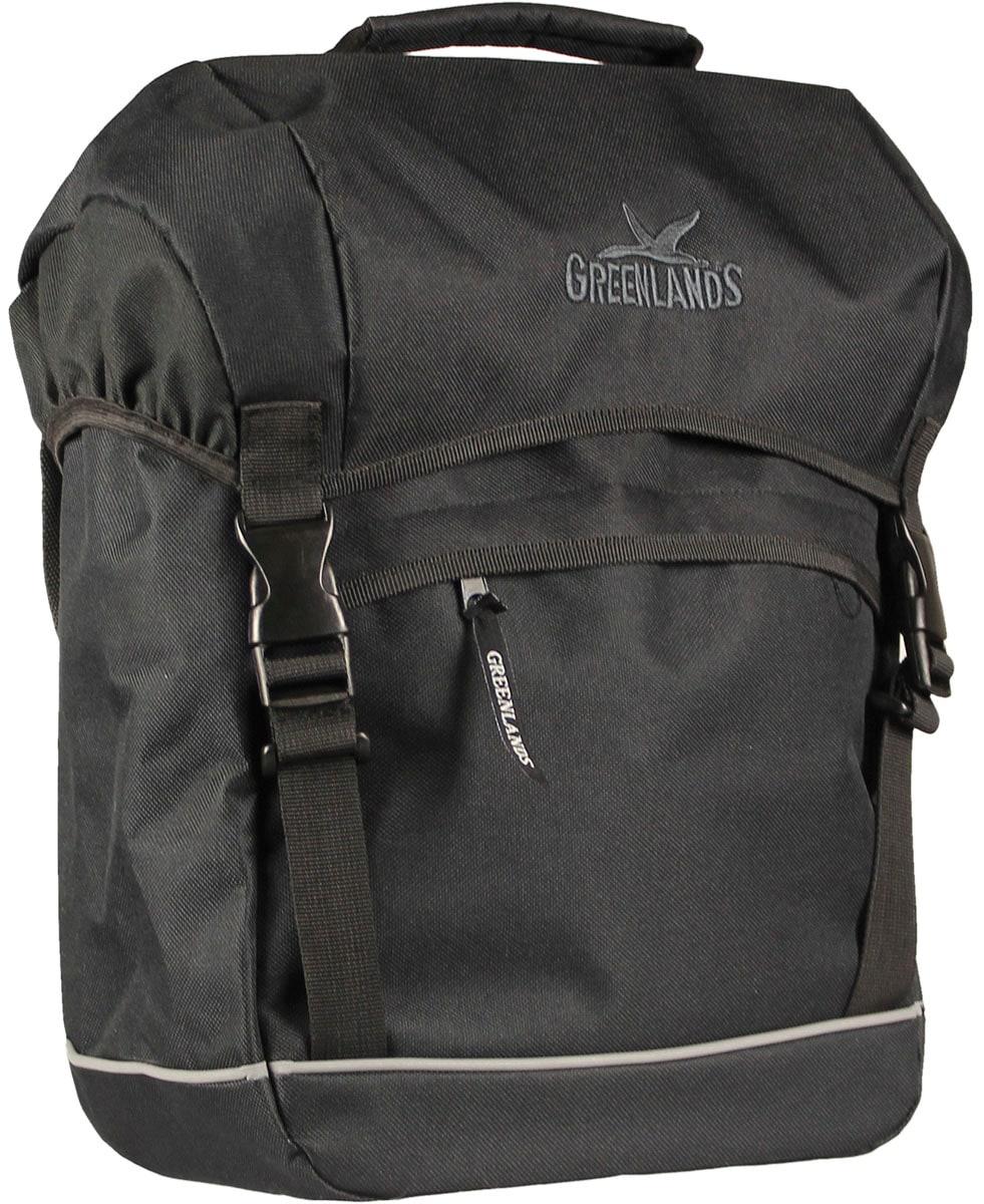 Fahrradtasche "Travel 25 Liter", schwarz, GREENLANDS BICYCLE BAGS, Taschen, B/H/T: 33cm x 39cm x 13cm, Polyester, unifarben, B:33cm H:39cm T:13cm