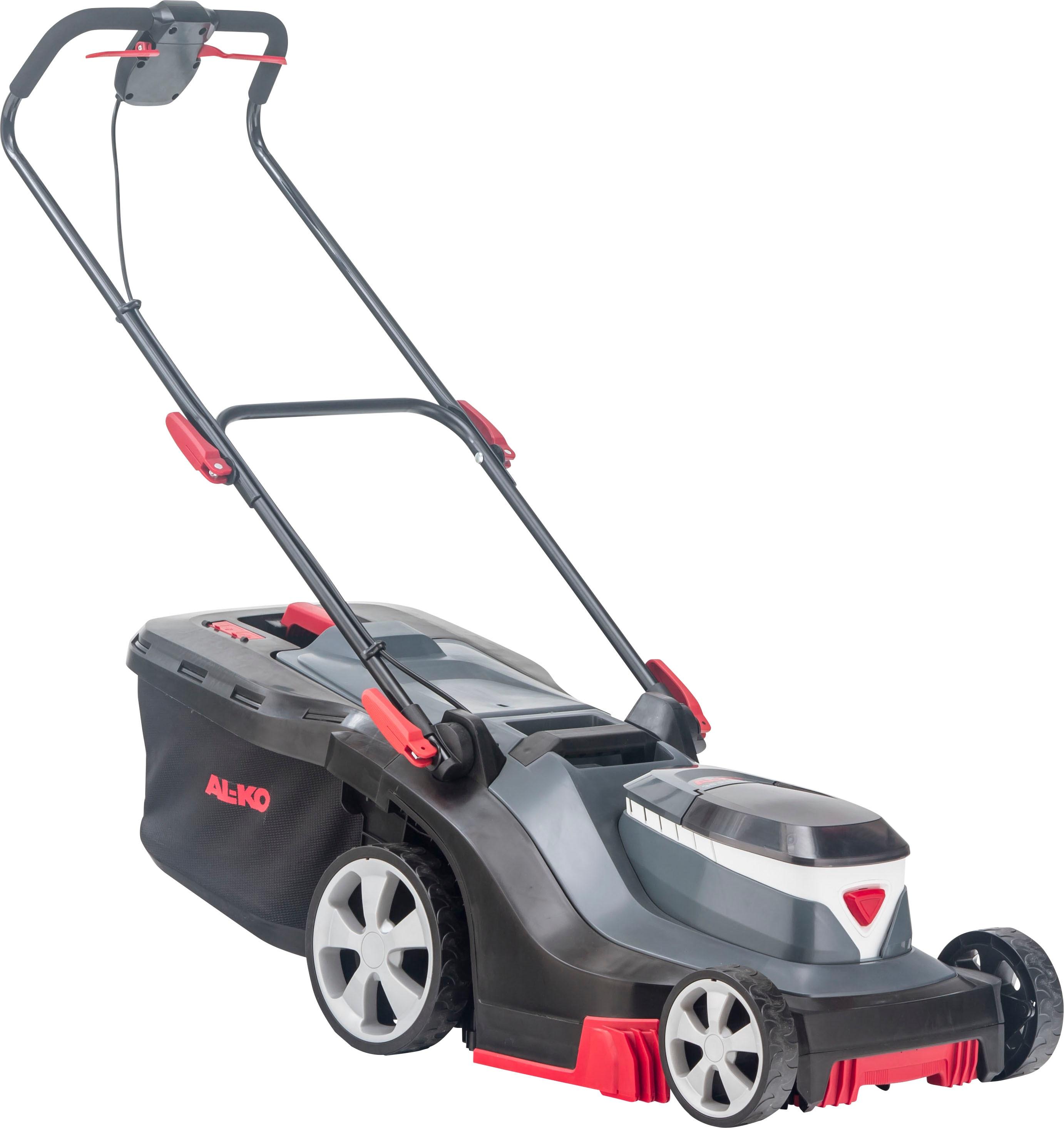 Akkurasenmäher AL-KO “HOME AND GARDEN COMPATIBLE 38.2 Li Comfort”, grau, Rasenmäher, 38 cm Schnittbreite