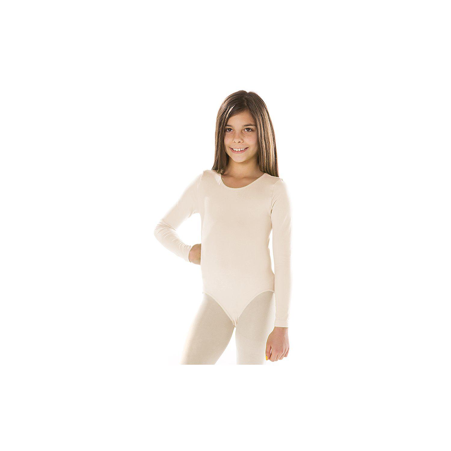 Kinder-Langarmbody, natur