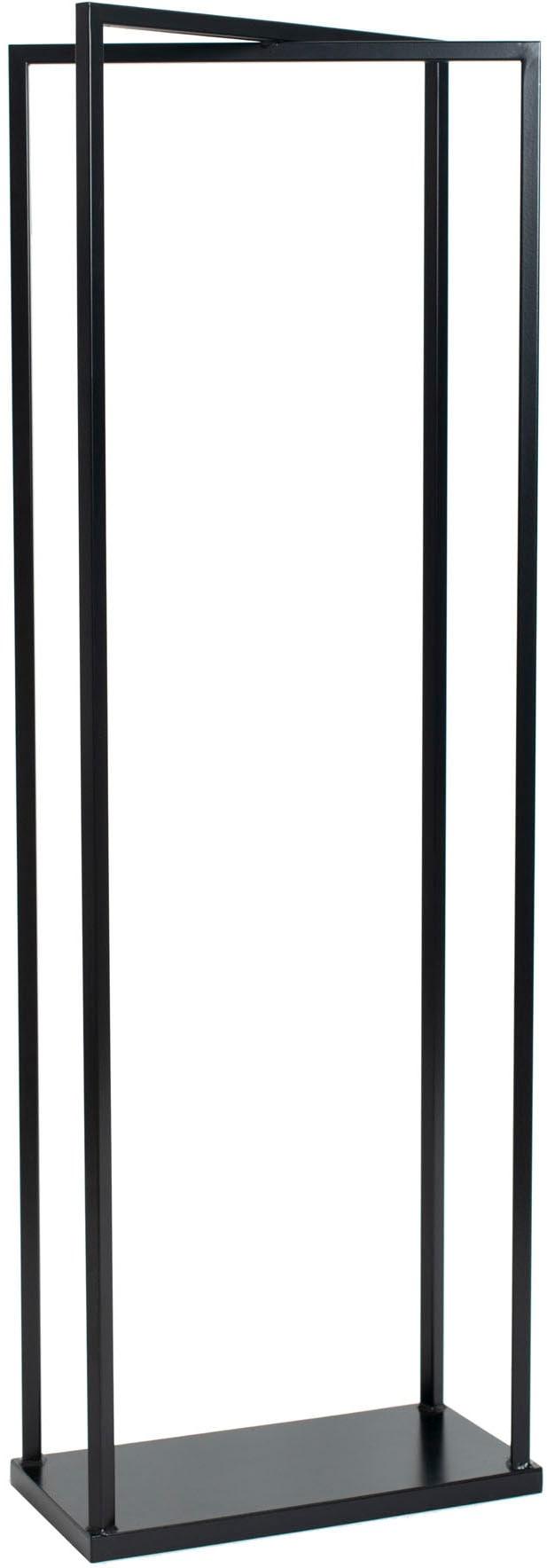 Kaminholzregal WESTMANN "Xavier", schwarz, B:40cm H:120cm T:20cm, Metall, Stahl, Kaminholzlager, Kaminholzregal, schwarz, BxTxH: 40x20x120cm