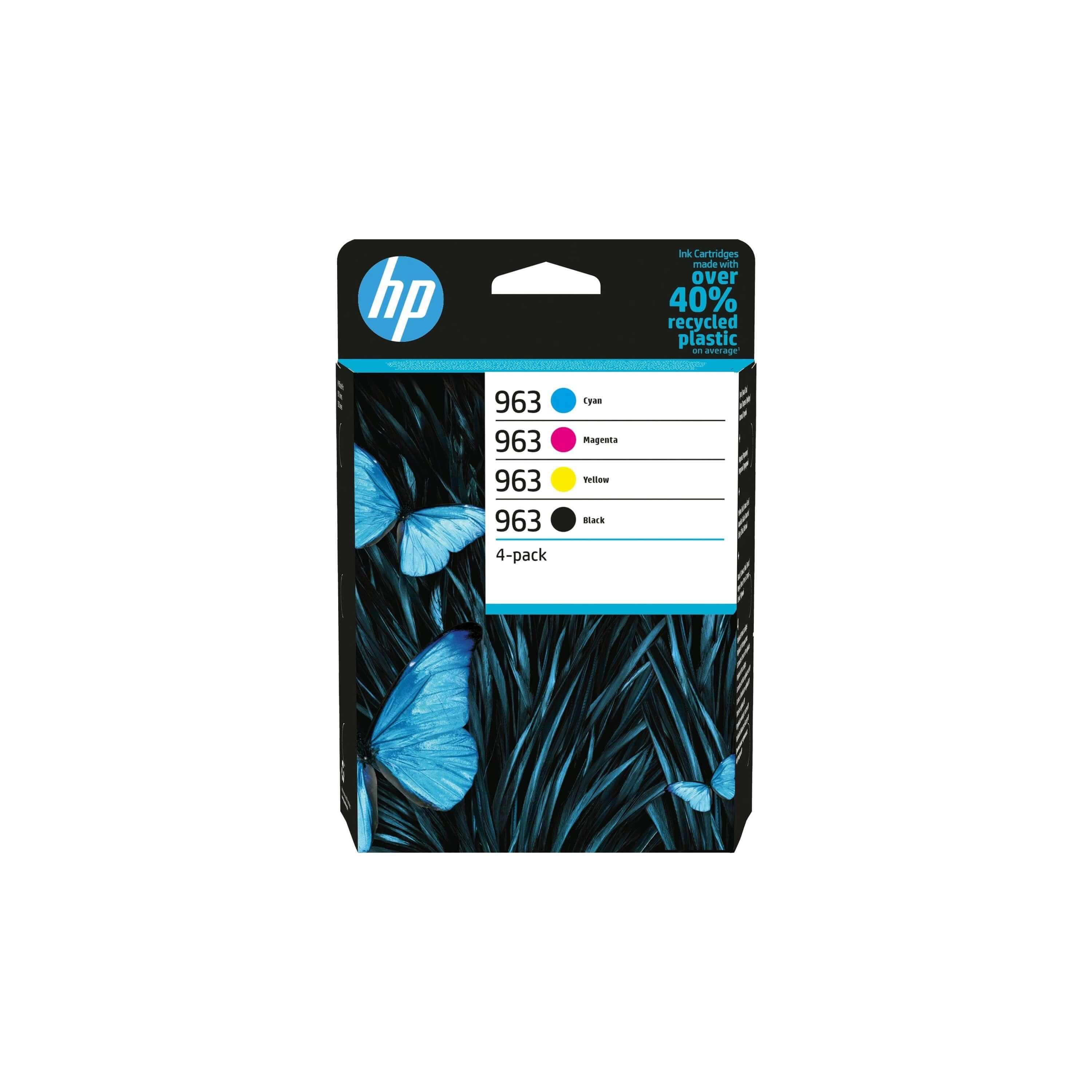 4er Original Multipack Set für HP 6ZC70AE / 963 Druckerpatronen