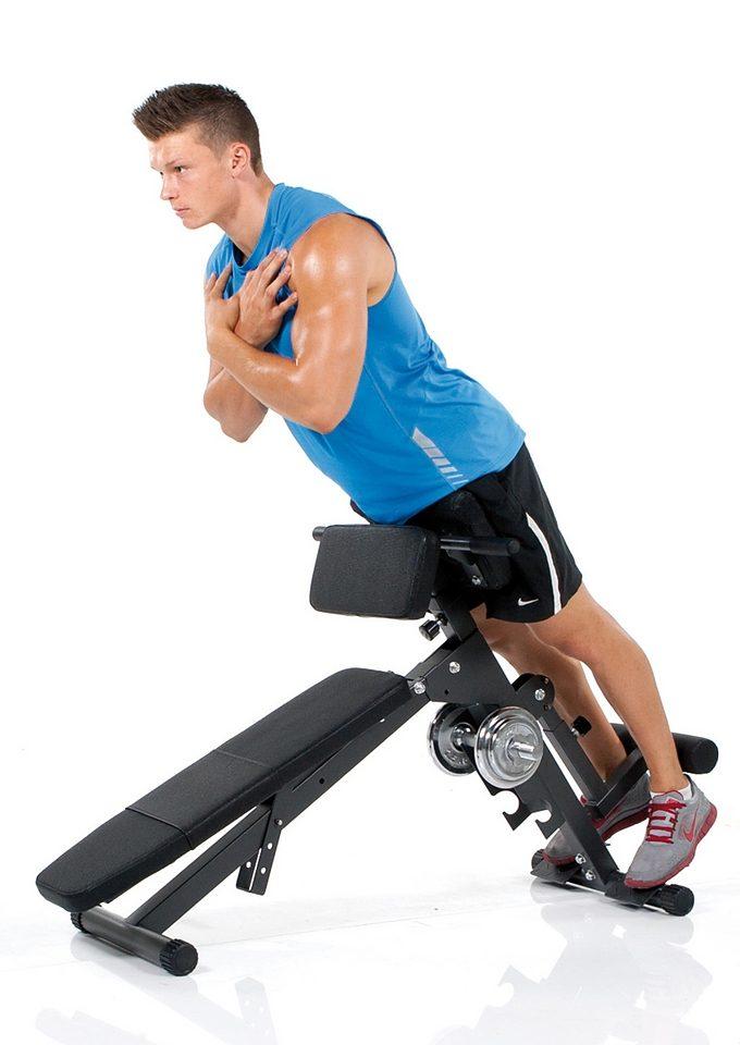 Ganzkörpertrainer FINNLO BY HAMMER "AB & Back Trainer", schwarz, TrainingsbänkeB:68cm H:95cm L:156cm, B:68cm H:95cm L:156cm