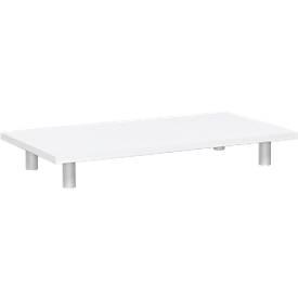 Aufsatzplatte PALENQUE, für Schrank B 800 mm, B 800 x T 400 x H 105 mm, weiss