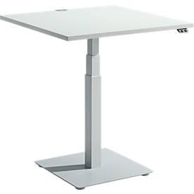 Schäfer Shop Select Beistelltisch FLEXXAS, elektrisch höhenverstellbar, ergonomisch, B 800 mm, lichtgrau