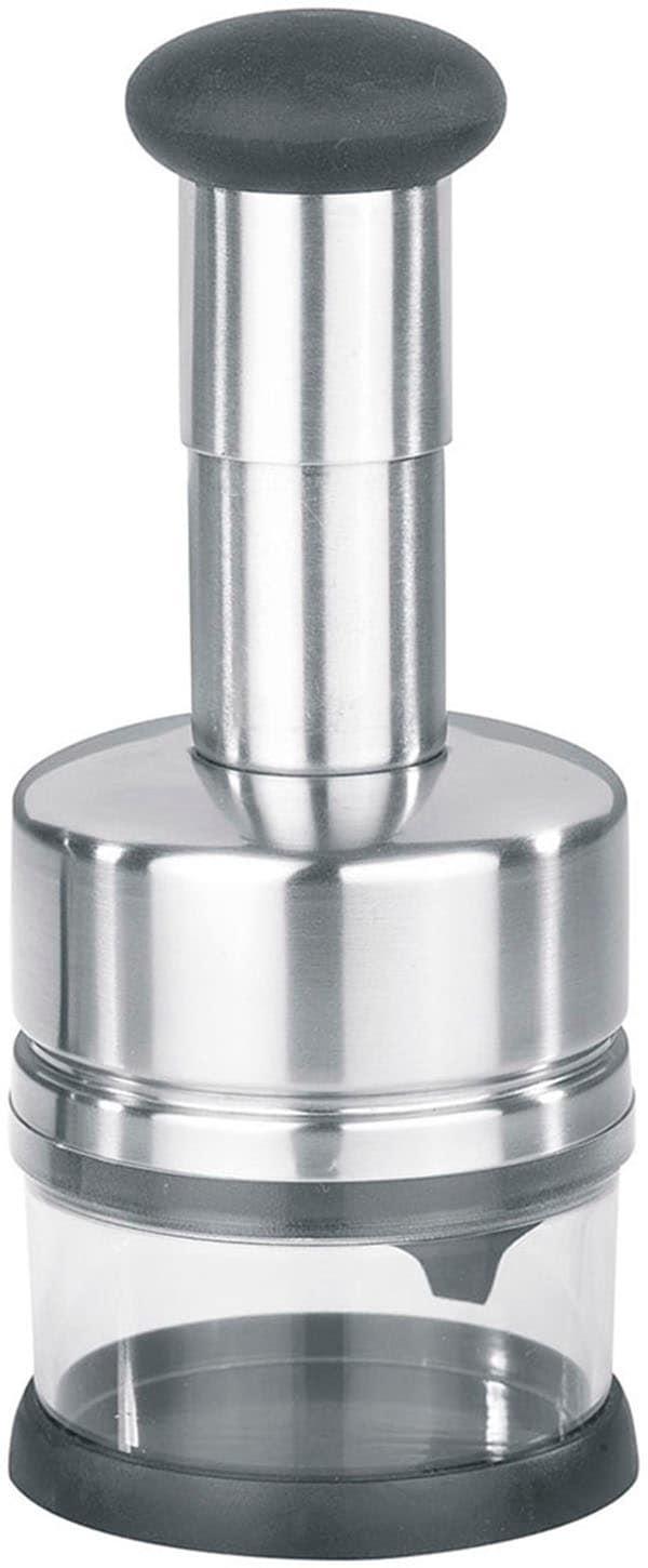 Gemüsehacker GEFU “TRITARE”, silber, H:21,7cm, Zerkleinerer, extrascharfe Messer, Edelstahl