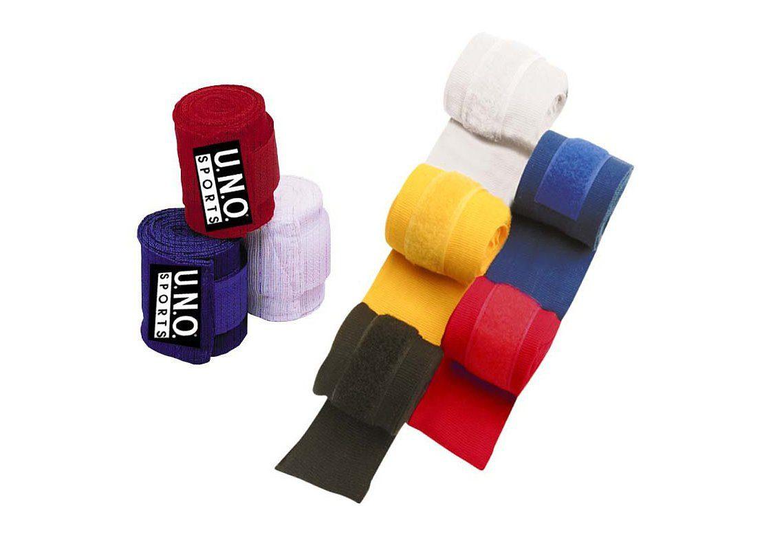 Boxbandagen U.N.O. SPORTS "Club", gelb, BoxhandschuheB:5cm H:205cm, Materialmix, B:5cm H:205cm