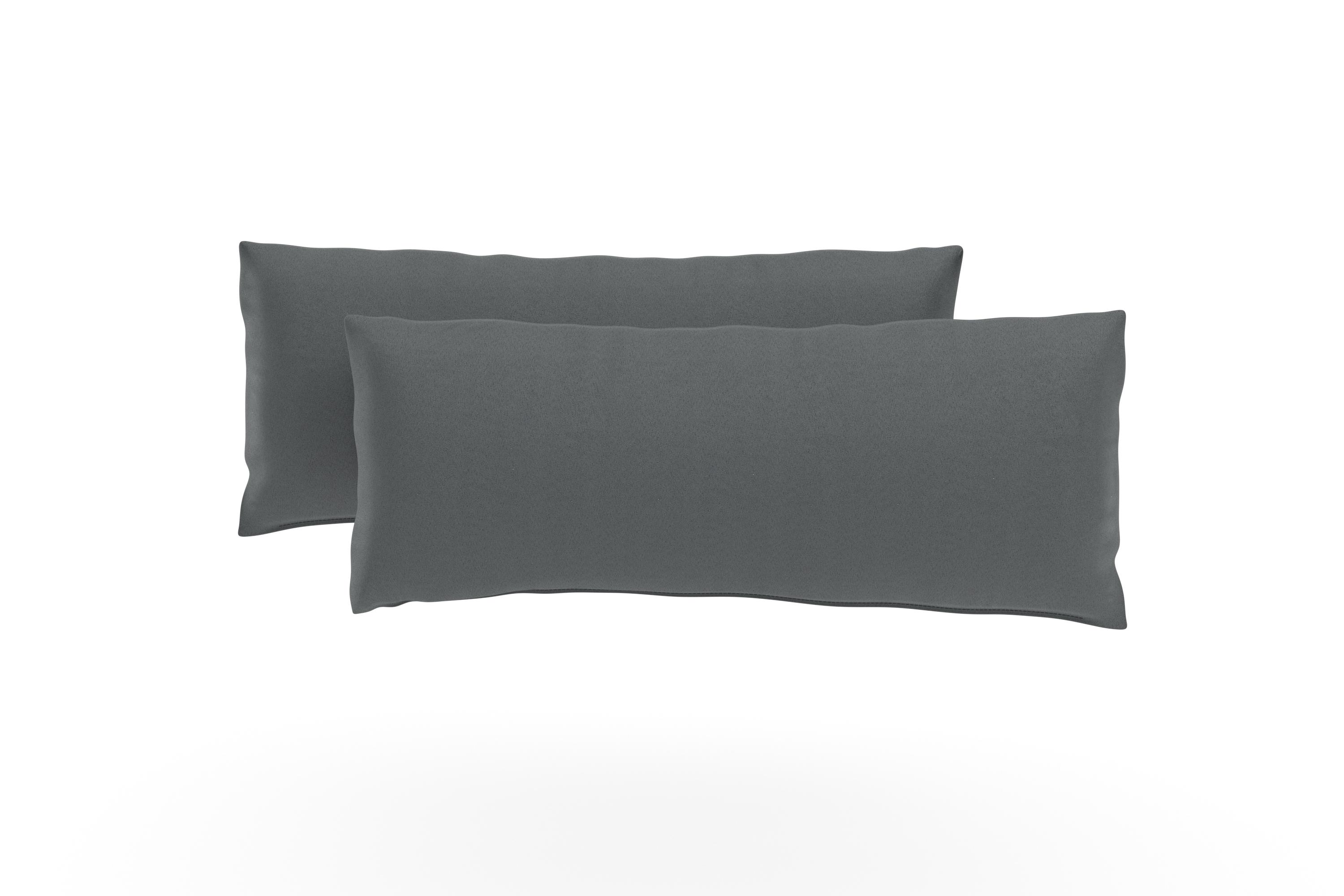 Polsterauflage SIT & MORE "Olsen", grau (dunkelgrau), B:65cm H:25cm T:10cm, 100% Polyester, Polsterauflagen, Polsterauflage