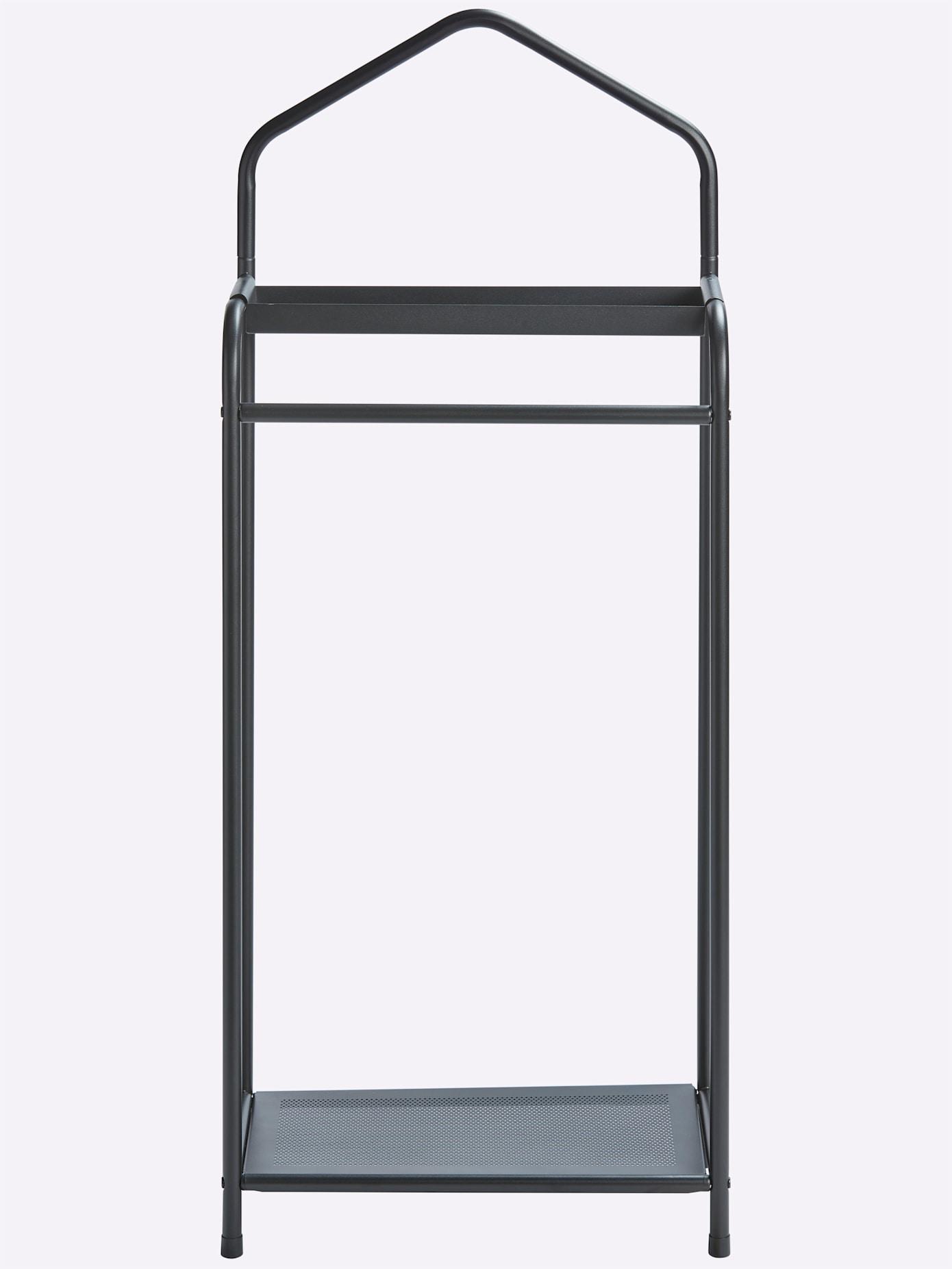 Kleiderständer HEINE HOME, schwarz, B:50cm H:120cm T:25cm, Metall, Garderobenständer