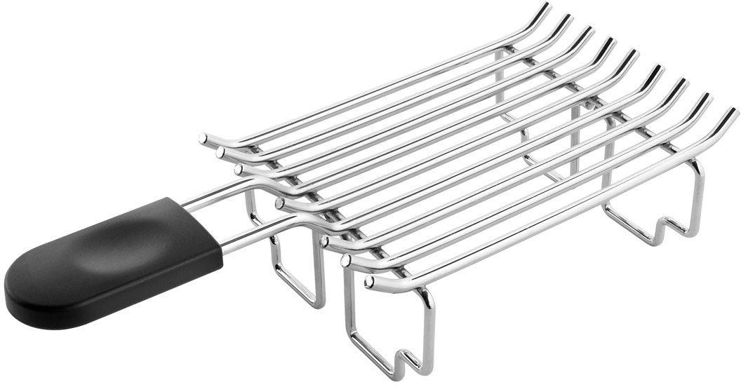 KITCHENAID Brötchen-Röstaufsatz “5KTBW22”, schwarz (edelstahlfarben, schwarz), B:31,5cm H:8,5cm T:14,3cm, Küchenmaschinen-Aufsätze