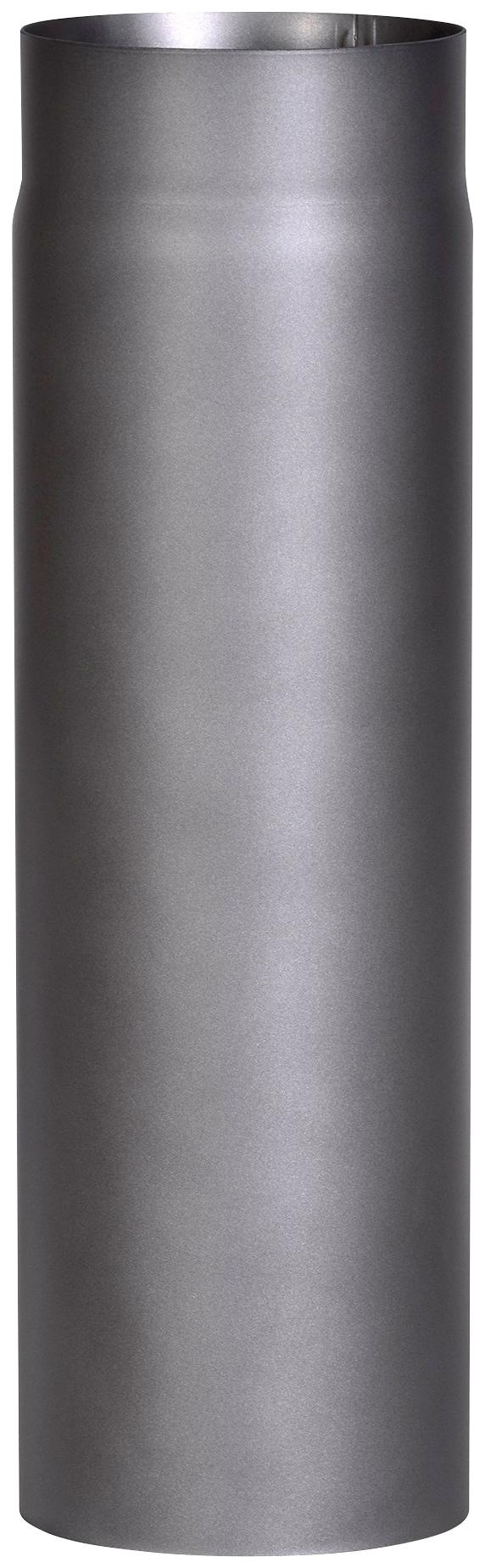 Ofenrohr FIREFIX, grau, B:15,4cm H:50cm L:15,4cm, Stahlblech, Rohre, 500 mm lang