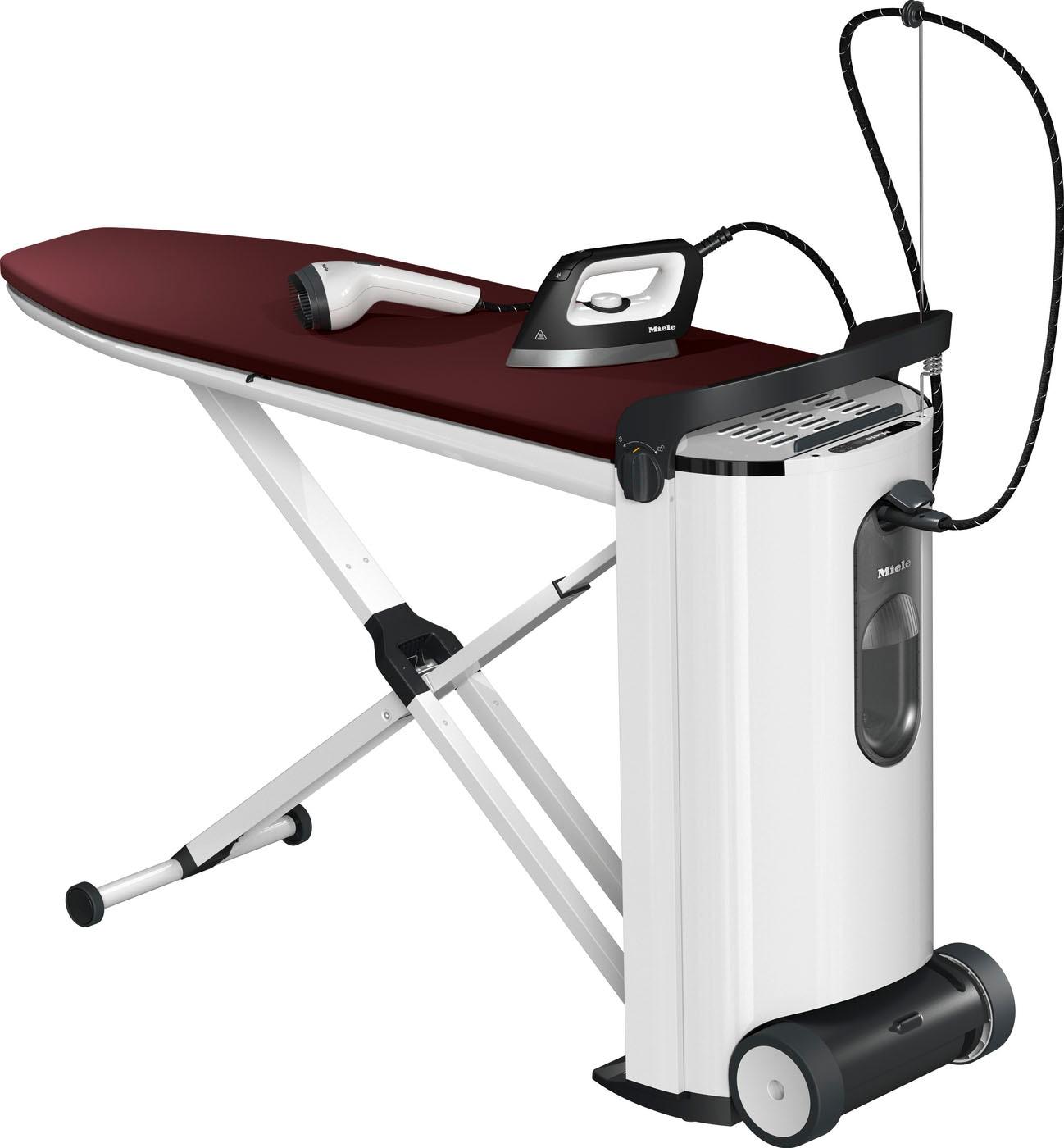 MIELE Bügelsystem "FashionMaster", grau (anthrazit, weiß), Bügelsysteme, mit Wabensohle & zusätzlichem Steamer für beste Bügelergebnisse,