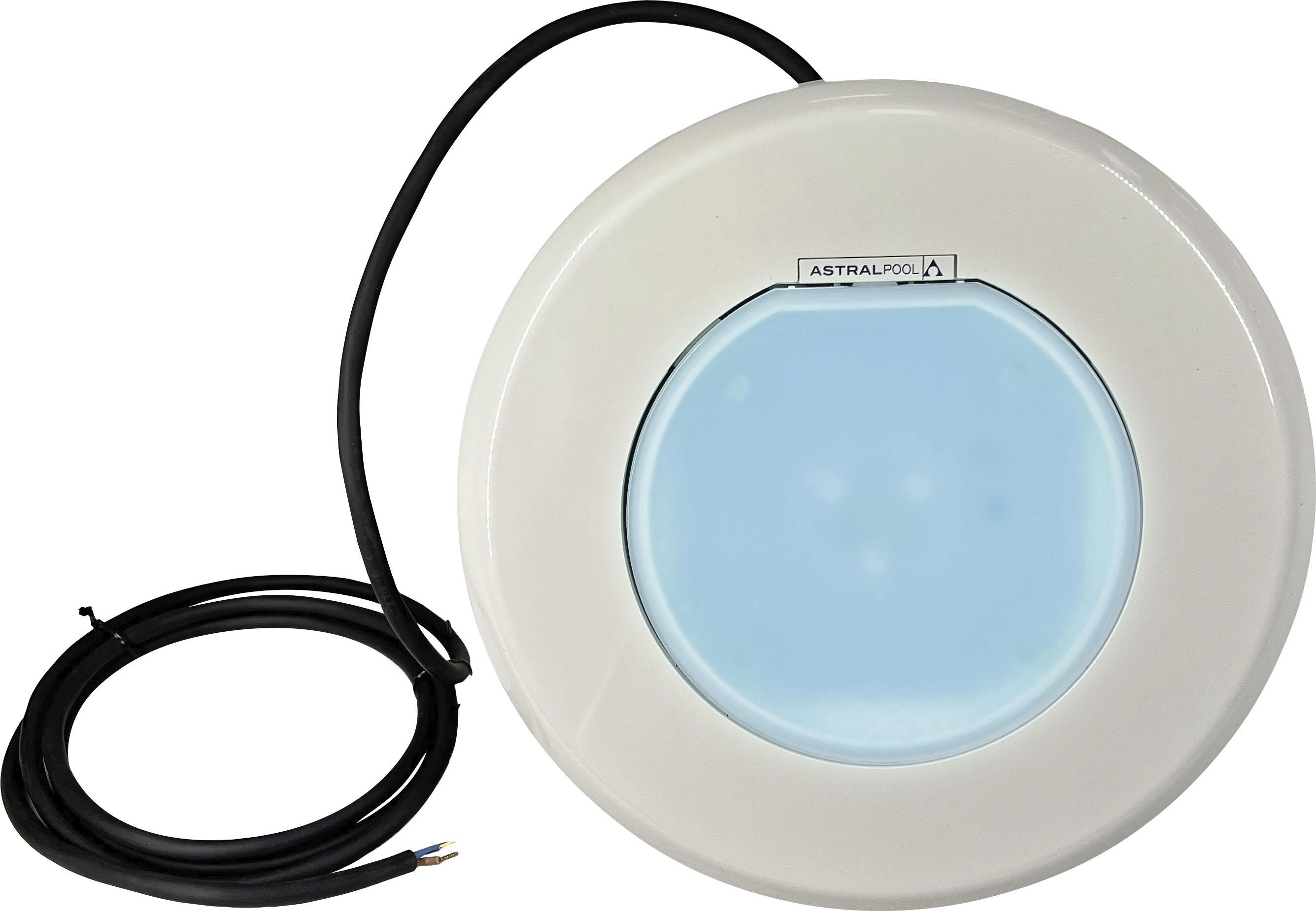 Pool-Lampe KWAD "LED Scheinwerfer", weiß, B:31cm H:31cm L:31cm T:31cm Ø:31cm, Leuchten, weiß