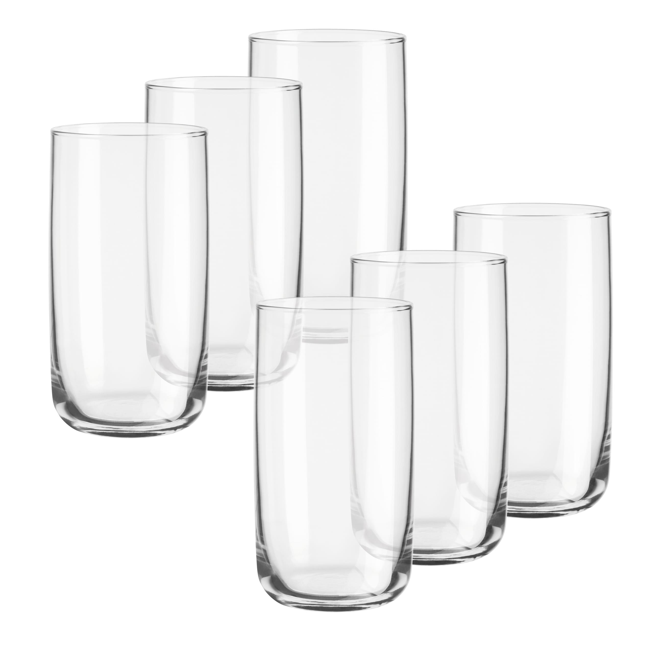 Longdrinkglas MÄSER "Iconic, Gläser-Set", transparent, B:6,5cm H:12,5cm Ø:6,5cm, Glas, Trinkgefäße, 6er Set
