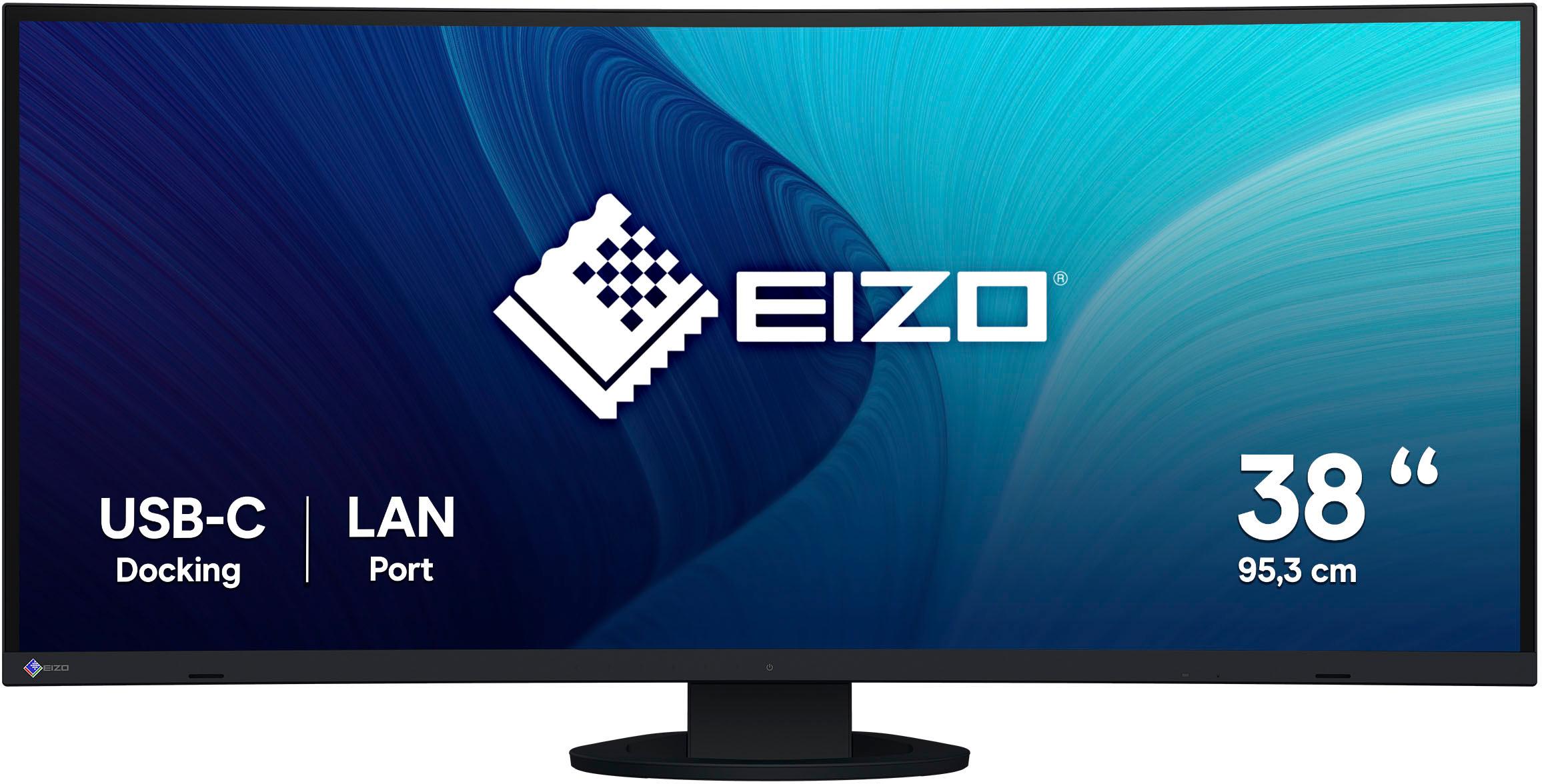 EIZO LED-Monitor "FlexScan EV3895", Energieeffizienz: E (A-G), schwarz, B:89,39cm H:39,82cm T:10,98cm, Monitore