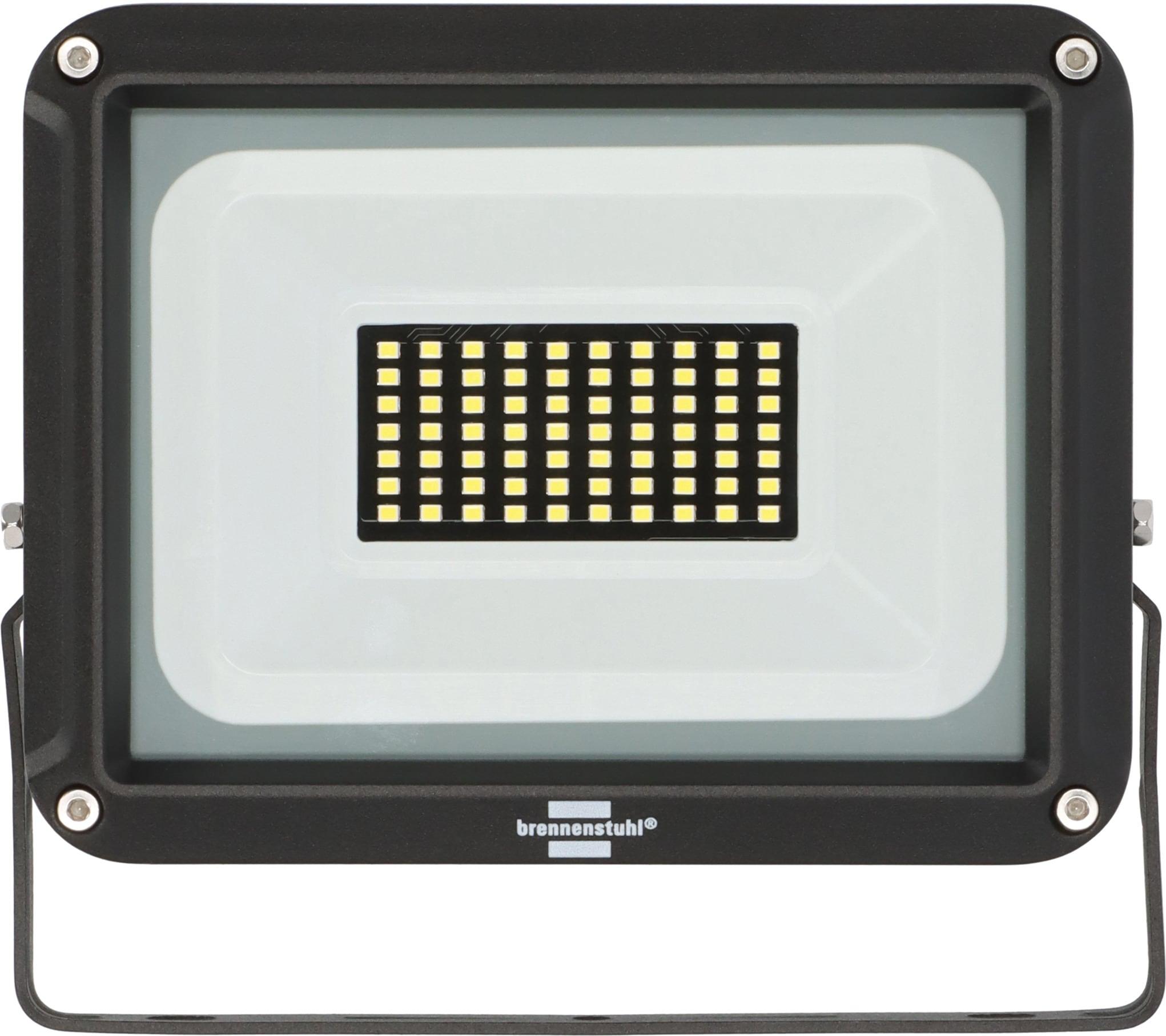 LED Wandstrahler BRENNENSTUHL "JARO 4060", schwarz, B:18,5cm H:14,5cm L:4cm, Leuchten, LED Wandstrahler, LED-Fluter 3450lm aus Aluminium, für außen