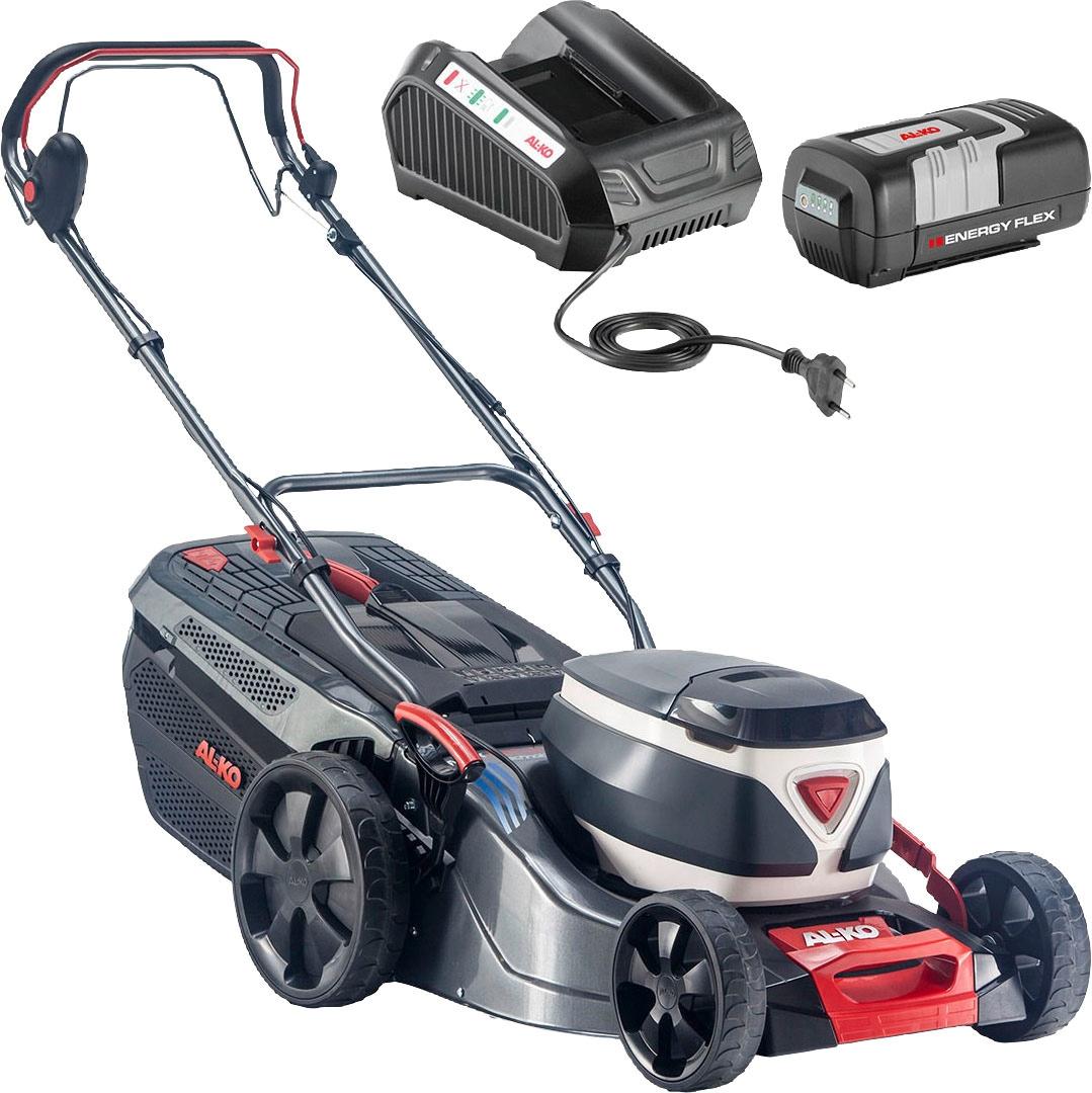 Akkurasenmäher AL-KO “36 V ENERGY FLEX 46.2 Li SP-W Comfort”, grau, Rasenmäher, 46 cm Schnittbreite, inkl. 1 Akku und Ladegerät
