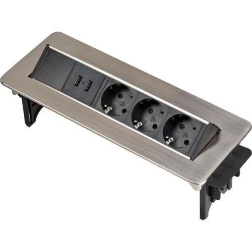 Brennenstuhl Indesk Power 3-fach + 2x USB