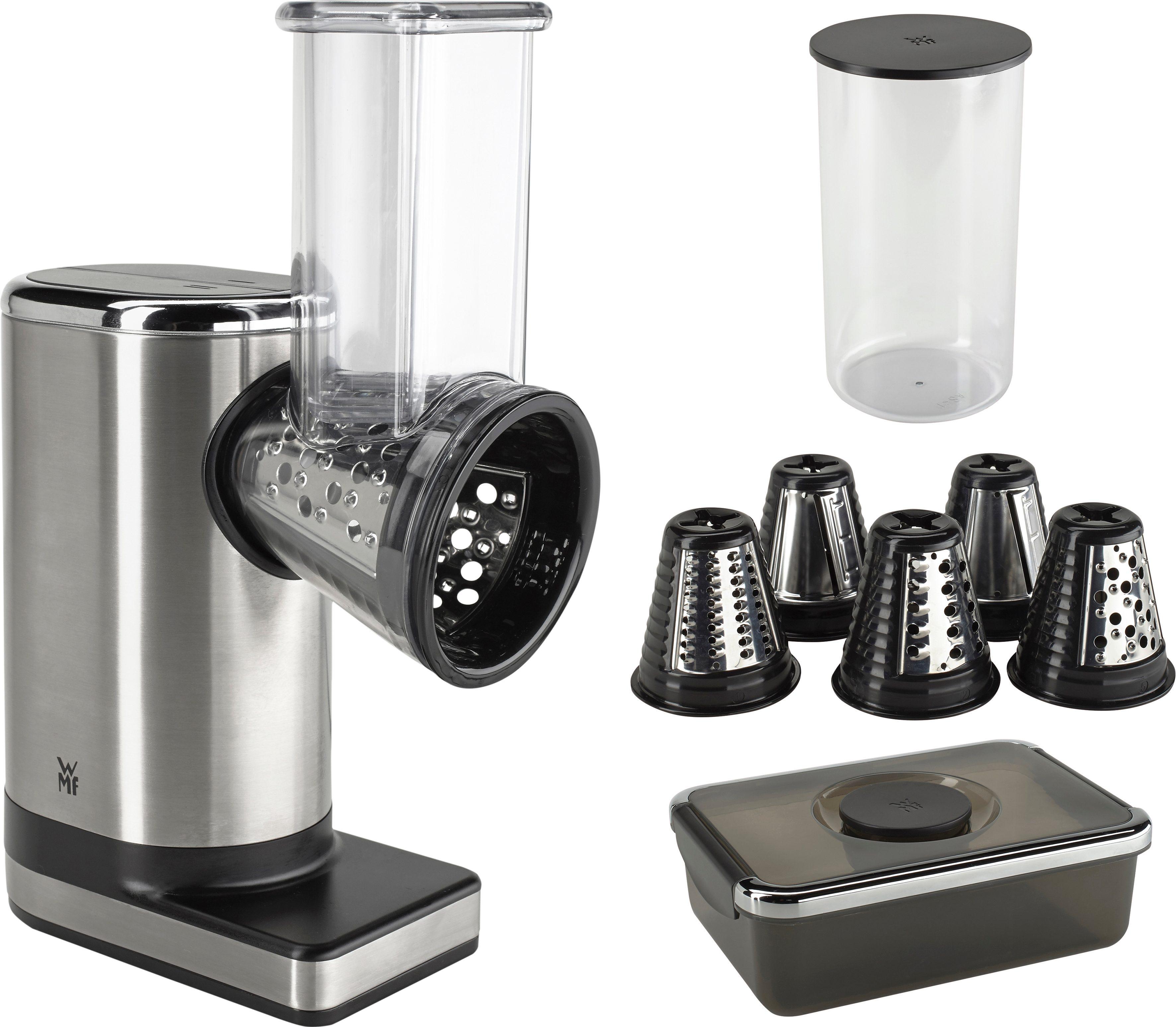 WMF Standmixer “Salatbereiter Salat-to-go”, grau (cromarganmatt), B:18,5cm H:29cm T:8,5cm, Zerkleinerer