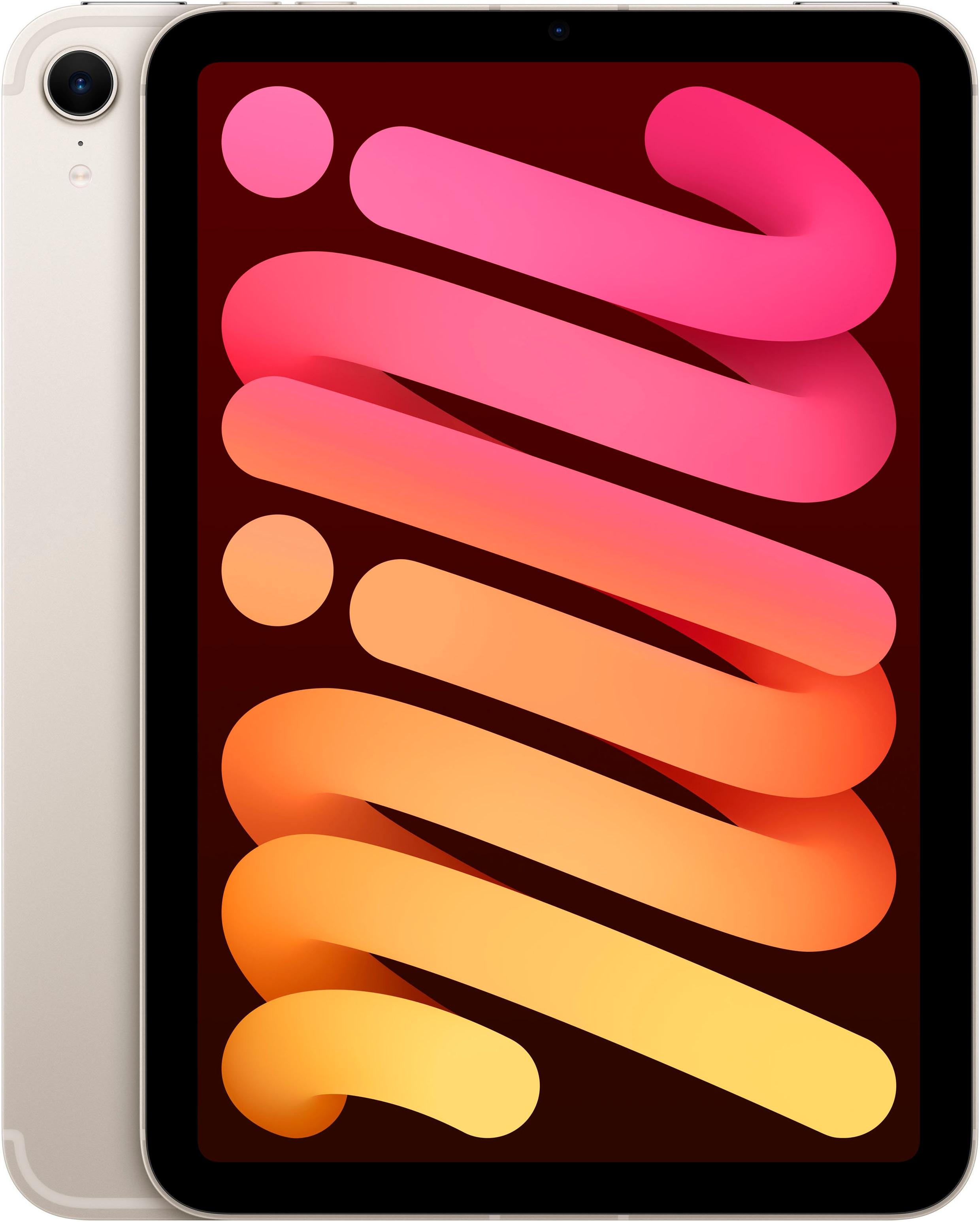 APPLE Tablet "iPad mini 2024 Wi-Fi + Cellular 256GB", Energieeffizienz: E (A-G), beige (starlight), 256 GB, Tablets_EBookReader, Topseller