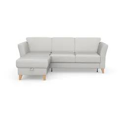 sit&more "Visby L-Form" Wahlweise mit Bettfunktion und Bettkasten, frei im Raum stellbar