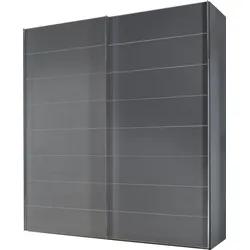 Schwebetürenschrank STAUD "Sonate Como, Made in Germany", vulkanglas, B:225cm H:222cm, Holzwerkstoff, Schränke, Schwebetürenschrank, Mit vier verschie